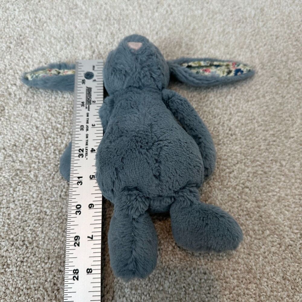 Jellycat Blossom Dusky Blue Bunny Small 7" - Picture 5 of 5